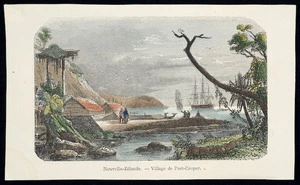 Artist unknown :Nouvelle-Zelande - Village de Port-Cooper [1880s or earlier?]