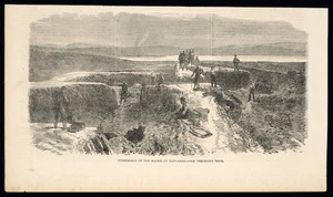 [Illustrated London news] :Stronghold of the Maoris at Rangariri - see preceding page. [The Illustrated London news, February 27, 1864, page 216]