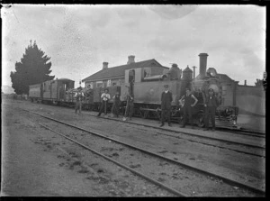 "L" class steam locomotive no. 207 (4-4-2T type) at Greytown Railway Station..