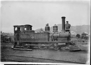 Old class "L" steam locomotive, no. 509 (2-4-0 type), the Public Works Department, Whangarei