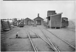 Railway workshops and yards at Whangarei