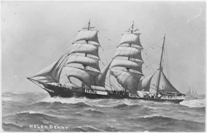 Ship Helen Denny painted by W Edgar