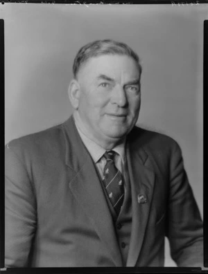 Mr G W Washington, New Zealand Rugby Football Club president of 1962