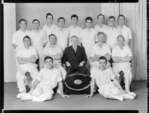 Taita Cricket Club, Upper Hutt, Wellington, team of 1959, H.V.C.A shield winners, senior champs