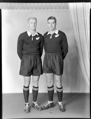 All Blacks (L to R) Stanley Meads, Colin Meads