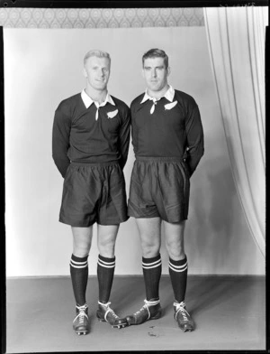 All Blacks (L to R) Stanley Meads, Colin Meads