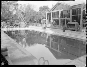 Swimming pool at Homewood, Karori, Wellington
