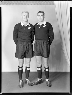 Brothers Colin Meads and Stanley Meads, New Zealand rugby representatives