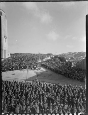 Carillon War Memorial opening, Wellington, Anzac Day 1932