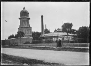 Water tower at Invercargill, circa 1925.