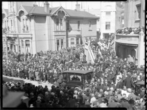 Funeral procession of Suzanne Aubert, at St Mary of the Angels, Wellington