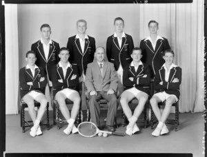 Wellington College tennis team, senior A, 1961