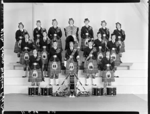 Wellington Ladies' Highland Pipe Band, 1961