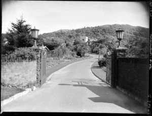 Entrance gates, Homewood, Karori, Wellington
