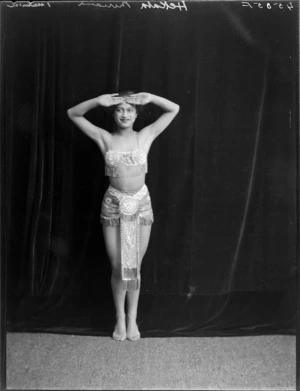 Dancer, Miriama Heketa in costume pose