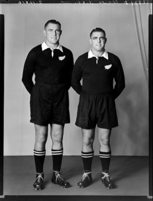 Brothers Ian Clarke and Don Clarke, All Black rugby representatives