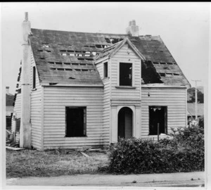Trevethick house under demolition, Moera, Lower Hutt