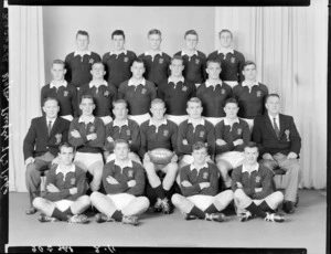 Wellington Rugby Football Club representatives, senior 2nd team of 1961