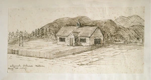 Taylor, Richard, 1805-1873 :Church school, Nelson. Aug[u]st 20 1847.