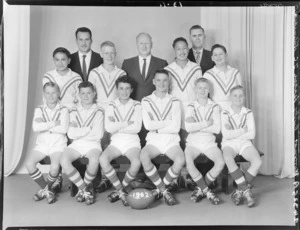 Miramar Rugby League Football Club, Wellington, school boys' intermediate grade, team of 1962