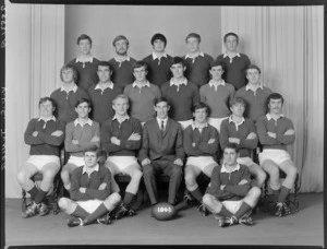 Victoria University Rugby Football Club, Wellington, junior 1st division team, of 1968