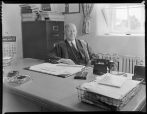 Mr A E Lock, headmaster of Rongotai College, Wellington.