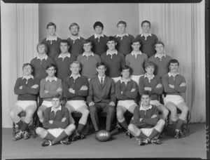 Victoria University Rugby Football Club, Wellington, junior 1st division team of 1968