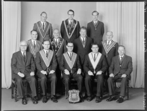 Loyal Britannia Lodge no. 3833, Wellington, Manchester Unity Independent Order of Odd Fellows, officers of 1968