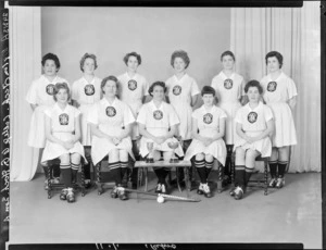 Wellington Technical College Old Girls', senior A hockey team of 1962