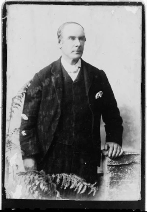 Portrait of Thomas Bevan - Photograph taken by Wrigglesworth & Binns