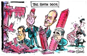 Evans, Malcolm Paul, 1945- :The Barn Door. 25 September 2014