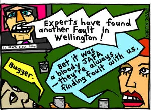 Doyle, Martin, 1956- :Another Fault in Wellington. 9 October 2014
