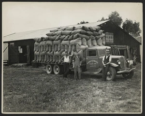 International truck of Burnett's Motors, Ashburton