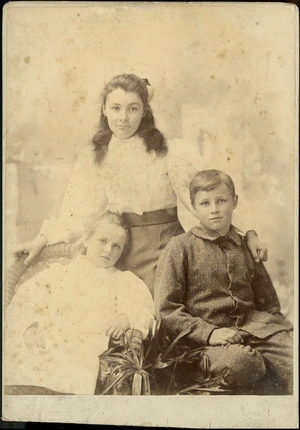 Ruth, George and Irene Hodgson - Photograph taken by Standish & Preece