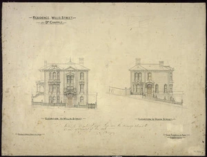 Thomas Turnbull & Son :Residence, Willis Street for Dr Chapple. December 1st, 1891.