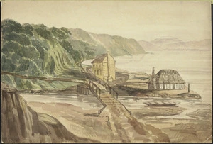 [Crawford, James Coutts] 1817-1889 :Port Nicholson from Kaiwarrawarra [1840 or 1841?]