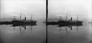 Steam ship Rotomahana in Dunedin Harbour