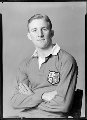 B L Jones, member of the Lions, British representative rugby union team