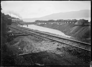 View of a train, probably at Mihiwaka.