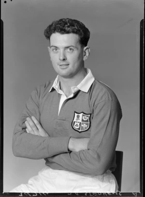 J R G Stephens, member of the British Lions rugby union team