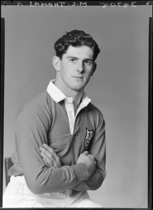Malcolm C Thomas, British Lions rugby player 1950