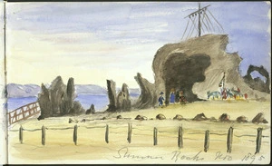 Medley, Mary Catherine (Taylor), b. 1835 :Sumner rocks Nov 1895.