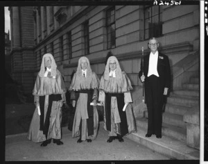 Commission of judges, Parliament buildings, Wellington