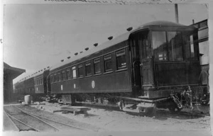Exterior view of the Railway Commissioners' observation car.