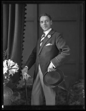 Actor wearing a suit - Photograph taken by Mark Luder Lampe