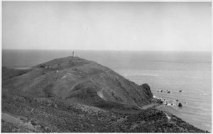 View of Pencarrow Head and lighthouse, Wellington