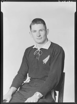 William Stuart 'Stu' Scott Freebairn, member of the All Blacks, New Zealand representative rugby union team