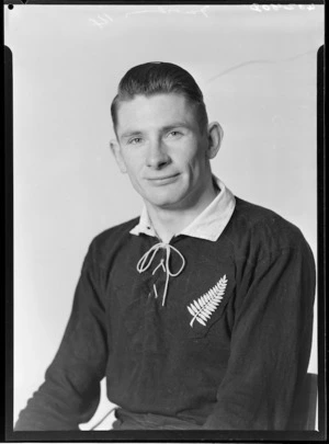 William Stuart 'Stu' Scott Freebairn, member of the All Blacks, New Zealand representative rugby union team
