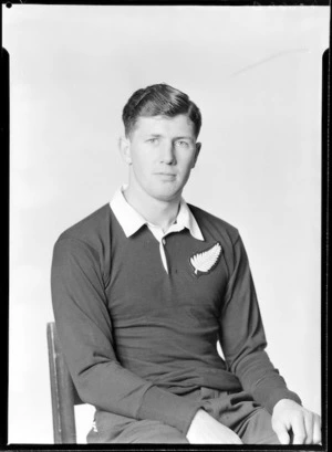 Brian Bernard James 'BBJ' Fitzpatrick, member of the All Blacks, New Zealand representative rugby union team
