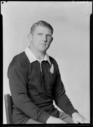 Barry 'Peter' Eastgate, member of the All Blacks, New Zealand representative rugby union team